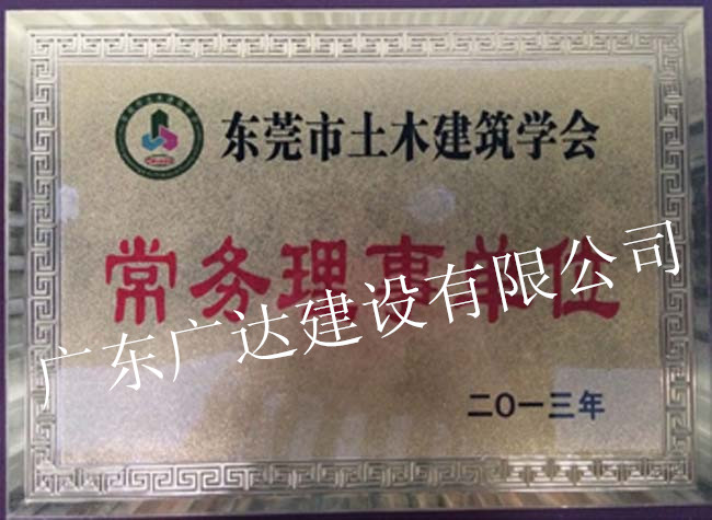 东莞市土木建筑学会常务理事单位